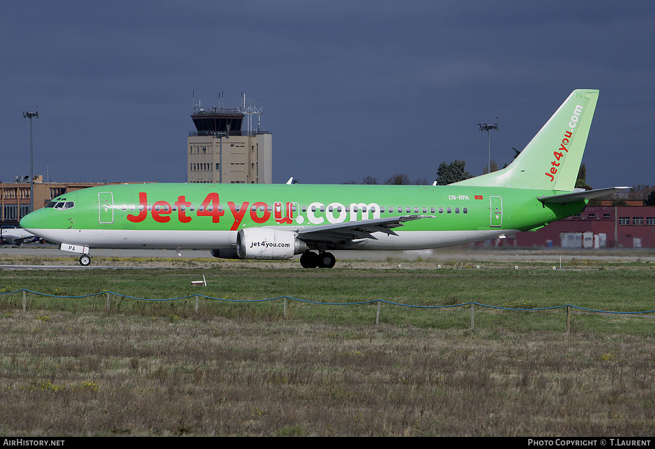 Aircraft Photo of CN-RPA | Boeing 737-4B3 | Jet4you | AirHistory.net #212596