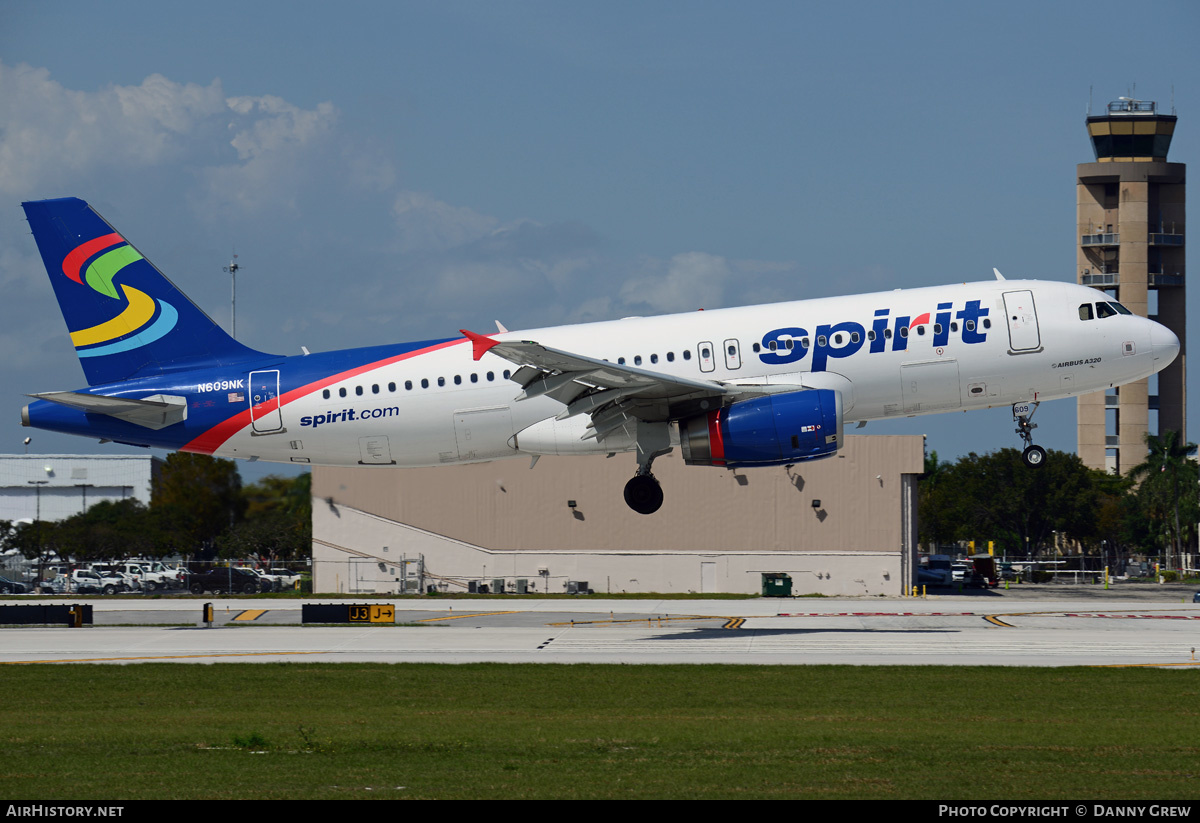 Aircraft Photo of N609NK | Airbus A320-232 | Spirit Airlines | AirHistory.net #212619