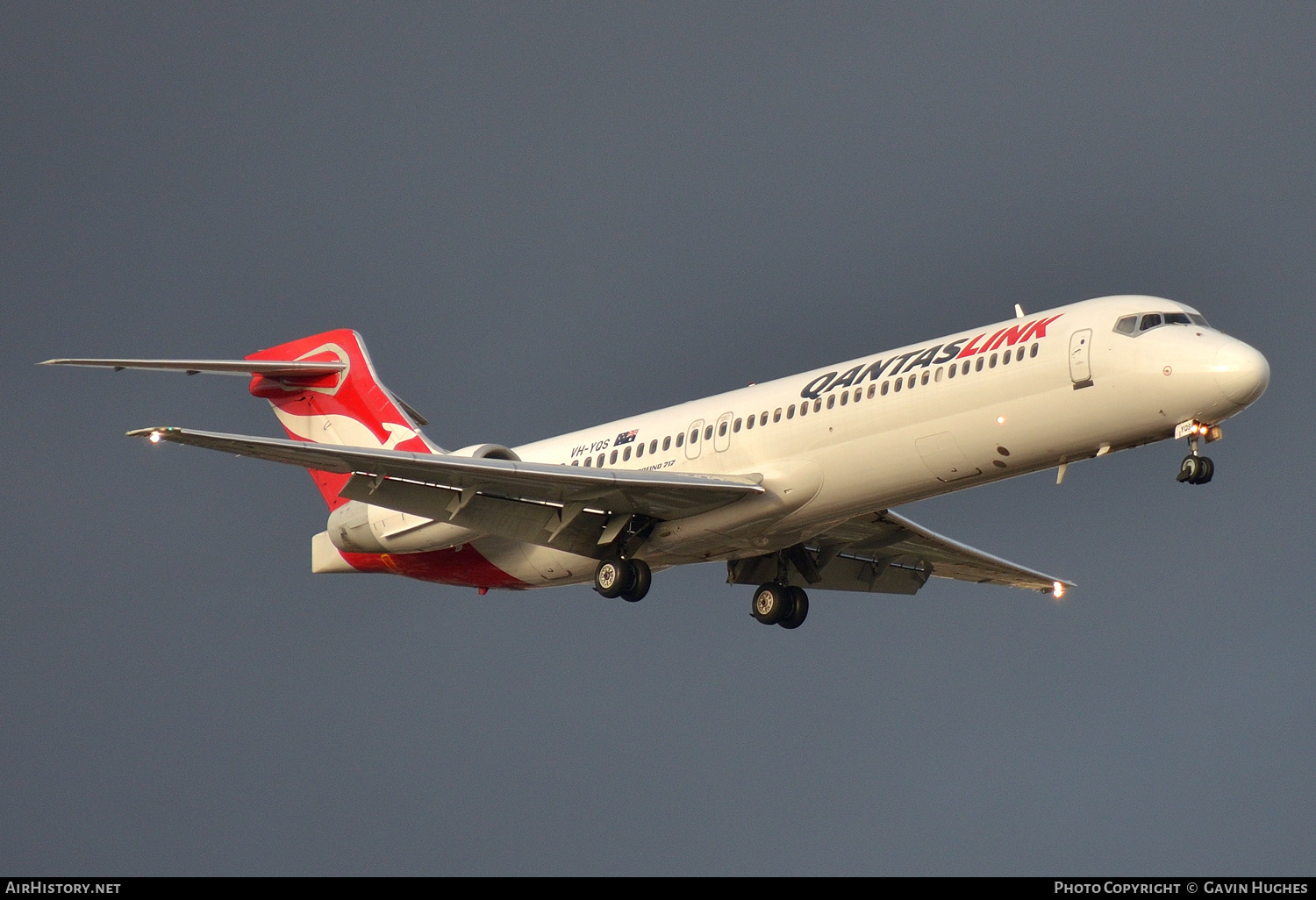 Aircraft Photo of VH-YQS | Boeing 717-2BL | QantasLink | AirHistory.net #212622