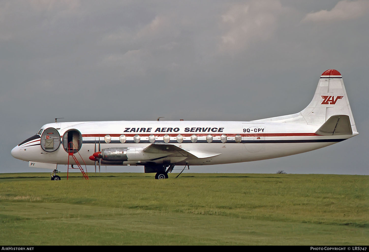 Aircraft Photo of 9Q-CPY | Vickers 757 Viscount | Zaire Aero Service - ZAS | AirHistory.net #212626