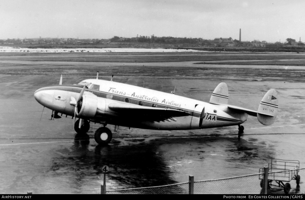 Aircraft Photo of VH-TAZ | Lockheed 18-56 Lodestar | Trans-Australia Airlines - TAA | AirHistory.net #212649