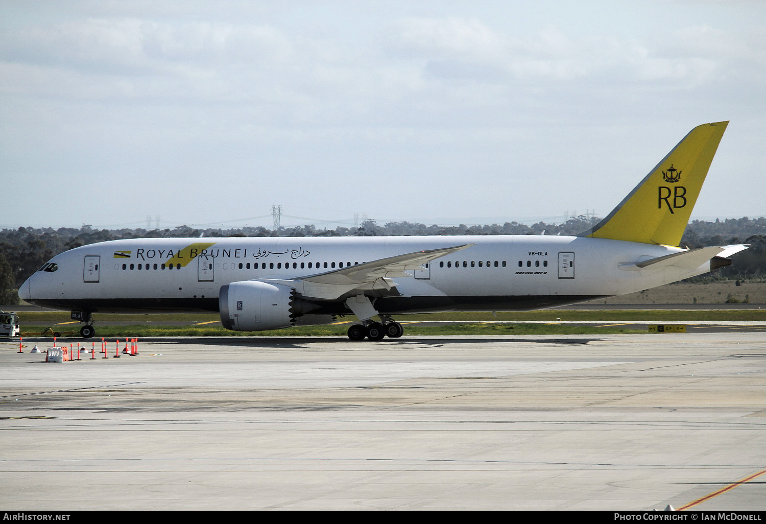 Aircraft Photo of V8-DLA | Boeing 787-8 Dreamliner | Royal Brunei Airlines | AirHistory.net #212653