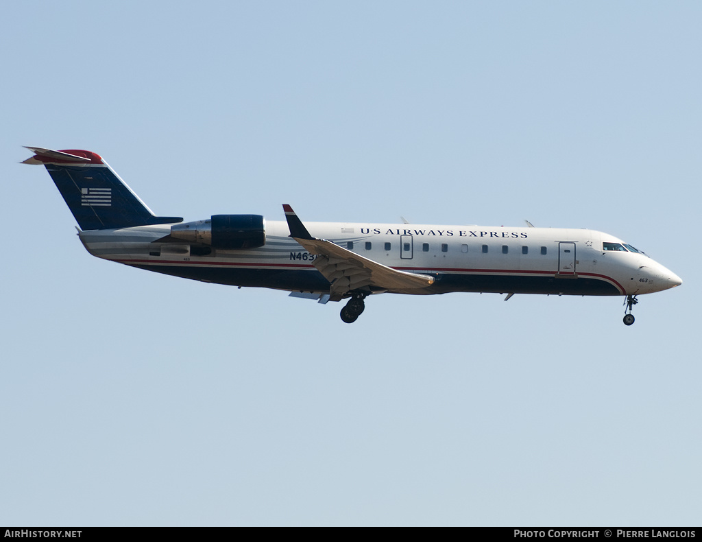 Aircraft Photo of N463AW | Bombardier CRJ-200LR (CL-600-2B19) | US Airways Express | AirHistory.net #212655