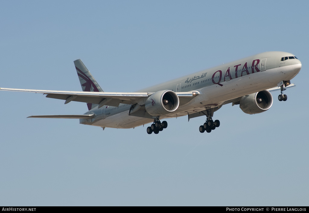 Aircraft Photo of A7-BAM | Boeing 777-3DZ/ER | Qatar Airways | AirHistory.net #212656