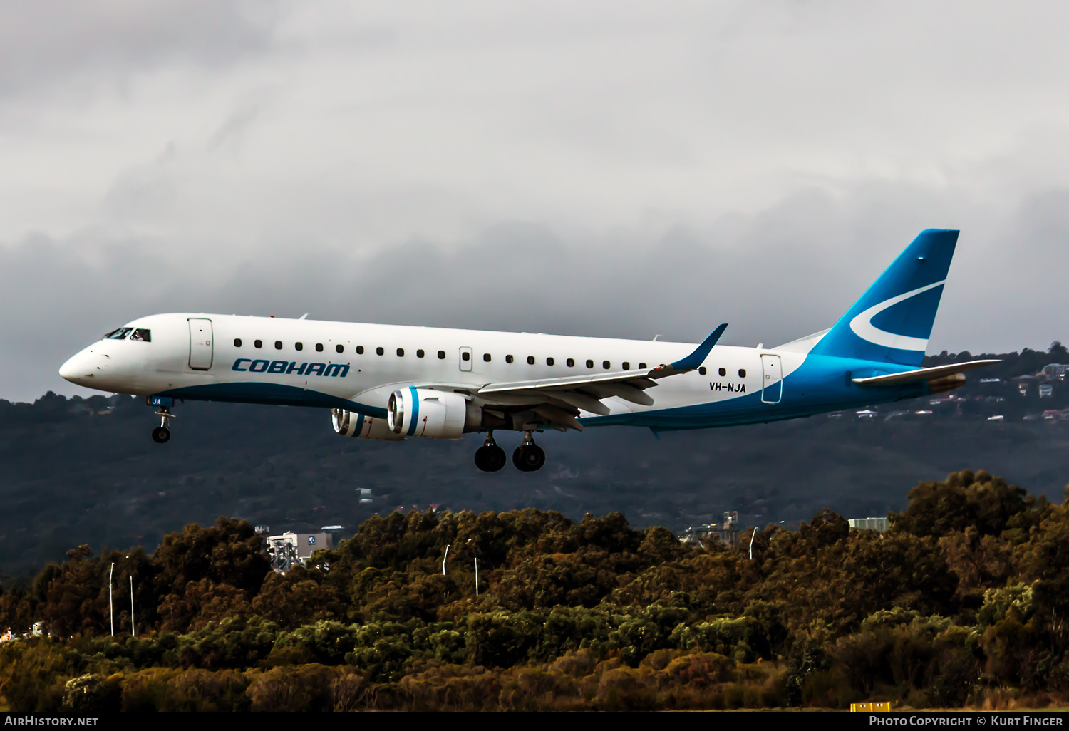 Aircraft Photo of VH-NJA | Embraer 190LR (ERJ-190-100LR) | Cobham Aviation Services | AirHistory.net #212674