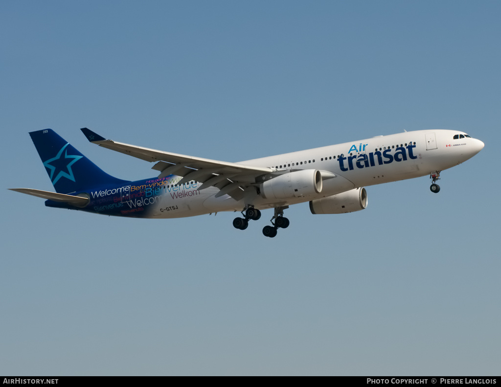 Aircraft Photo of C-GTSJ | Airbus A330-243 | Air Transat | AirHistory.net #212700