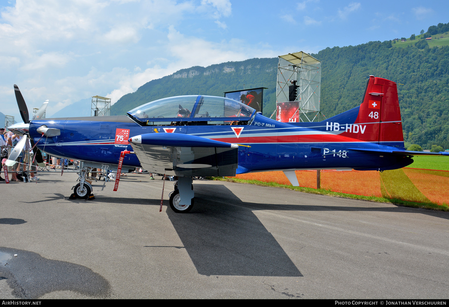 Aircraft Photo of P148 / HB-HDV | Pilatus PC-7 MkII | India - Air Force | AirHistory.net #212703