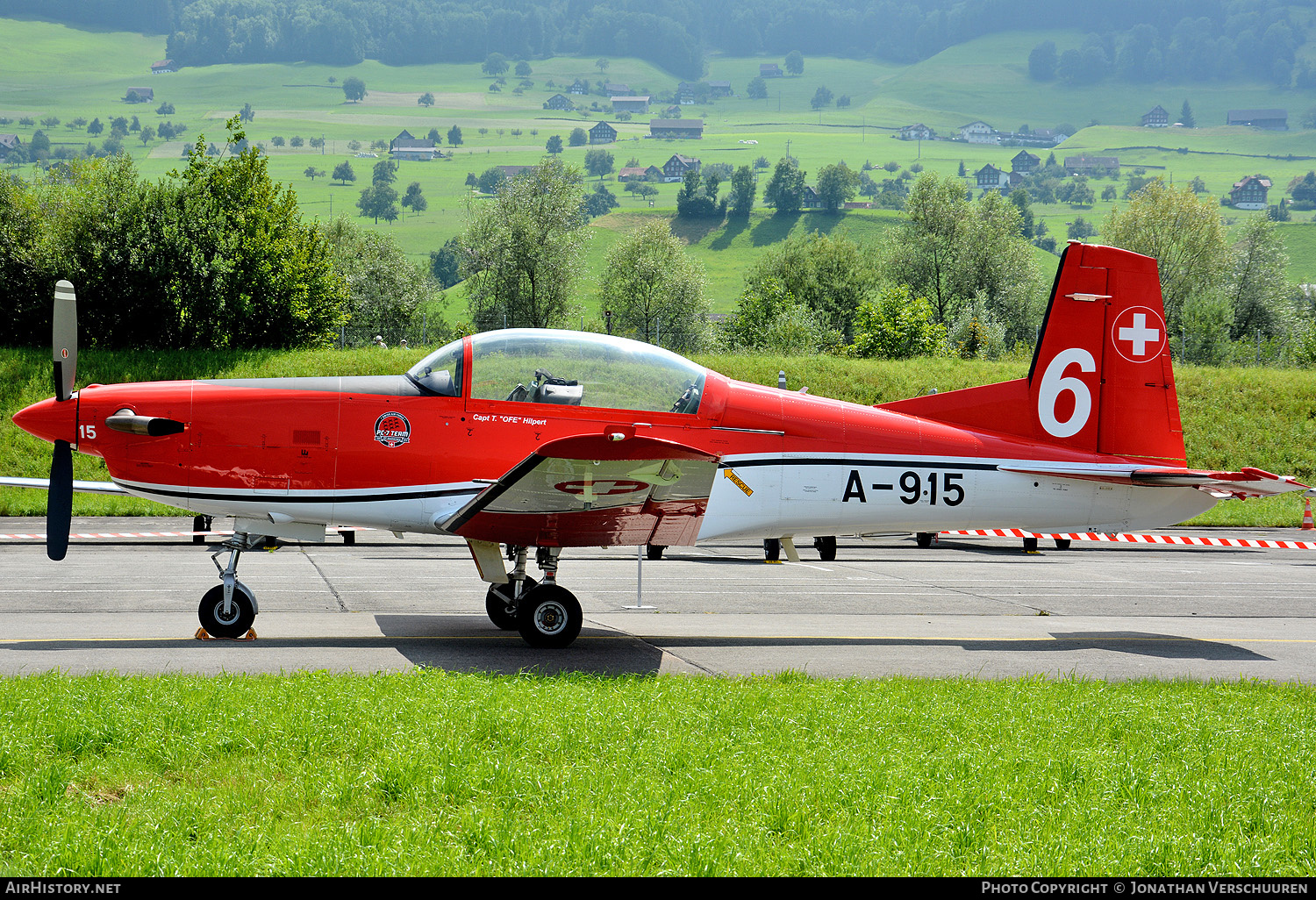 Aircraft Photo of A-915 | Pilatus PC-7 | Switzerland - Air Force | AirHistory.net #212710