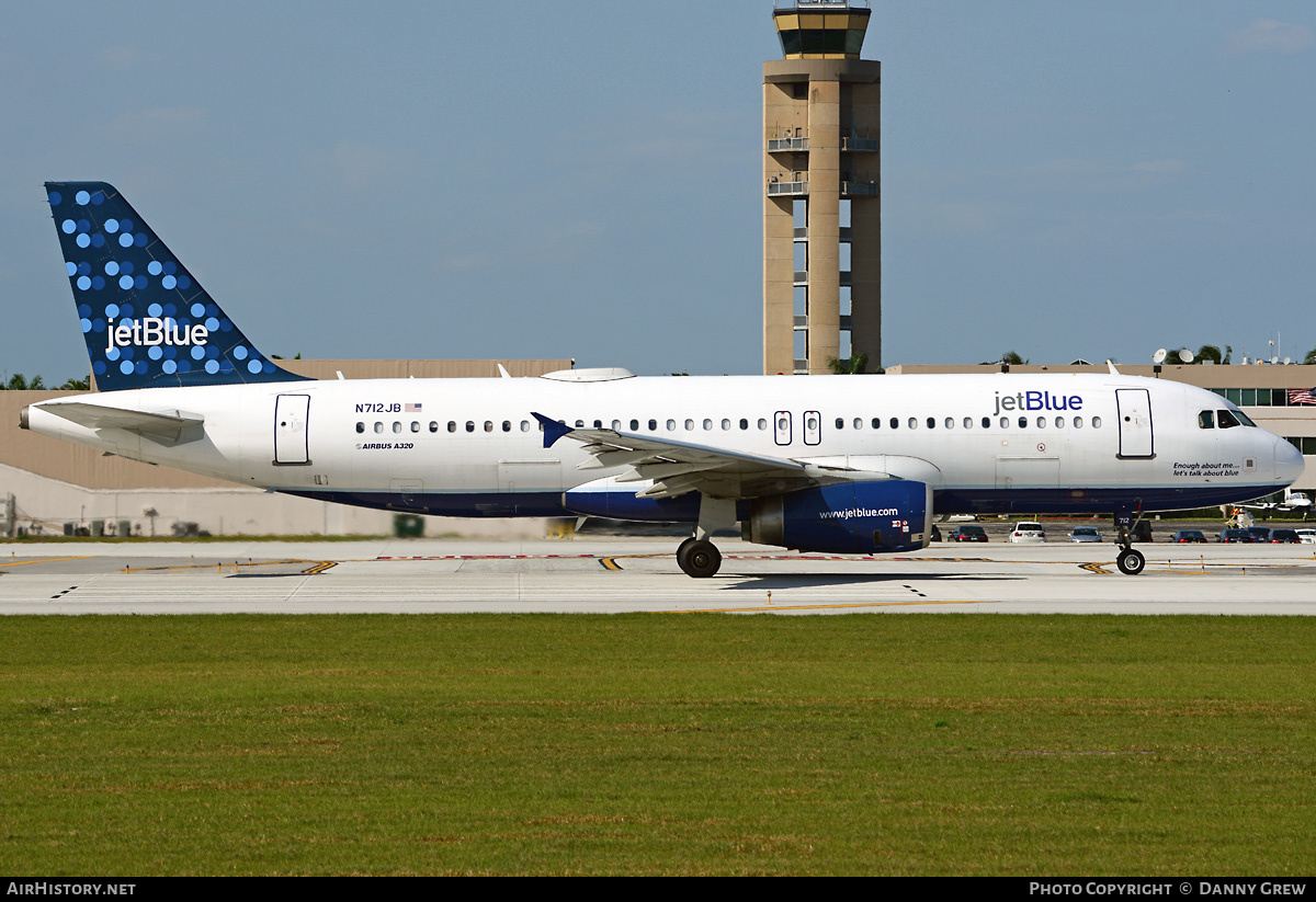 Aircraft Photo of N712JB | Airbus A320-232 | JetBlue Airways | AirHistory.net #212711