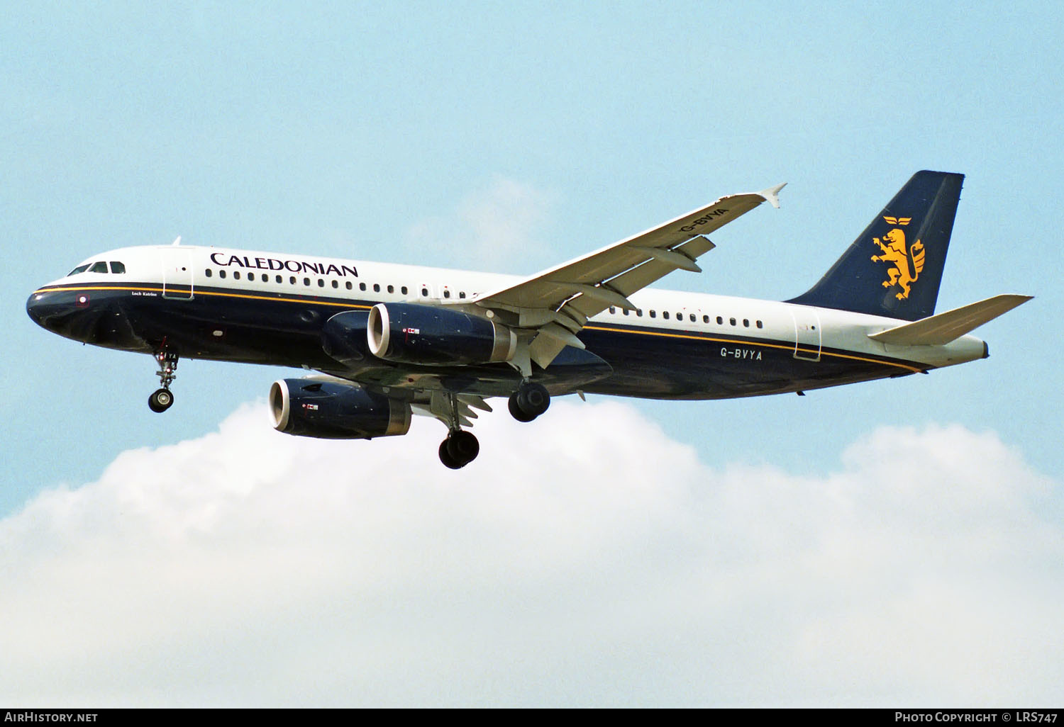 Aircraft Photo of G-BVYA | Airbus A320-231 | Caledonian Airways | AirHistory.net #212713