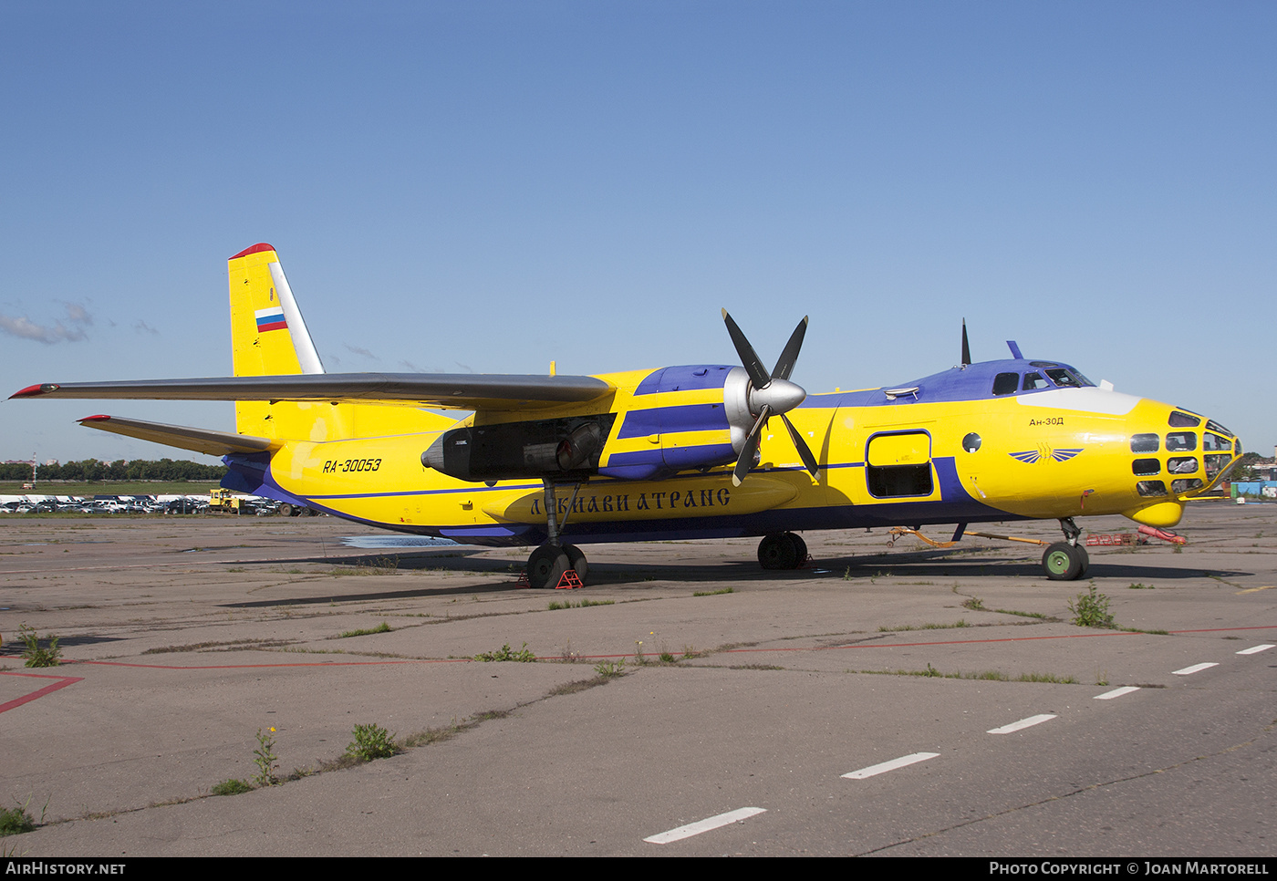 Aircraft Photo of RA-30053 | Antonov An-30D | Lukiaviatrans | AirHistory.net #212719