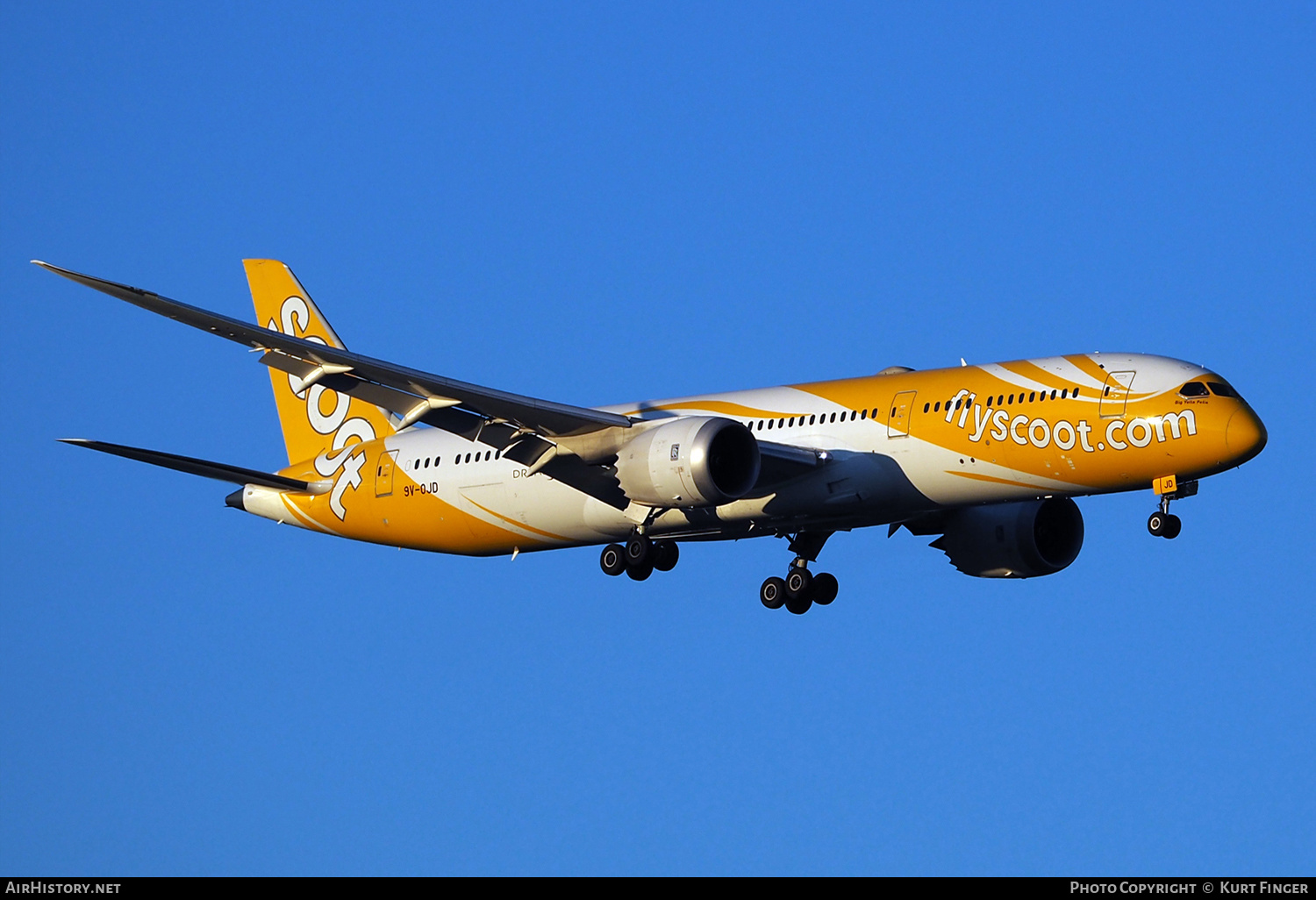 Aircraft Photo of 9V-OJD | Boeing 787-9 Dreamliner | Scoot | AirHistory.net #212721