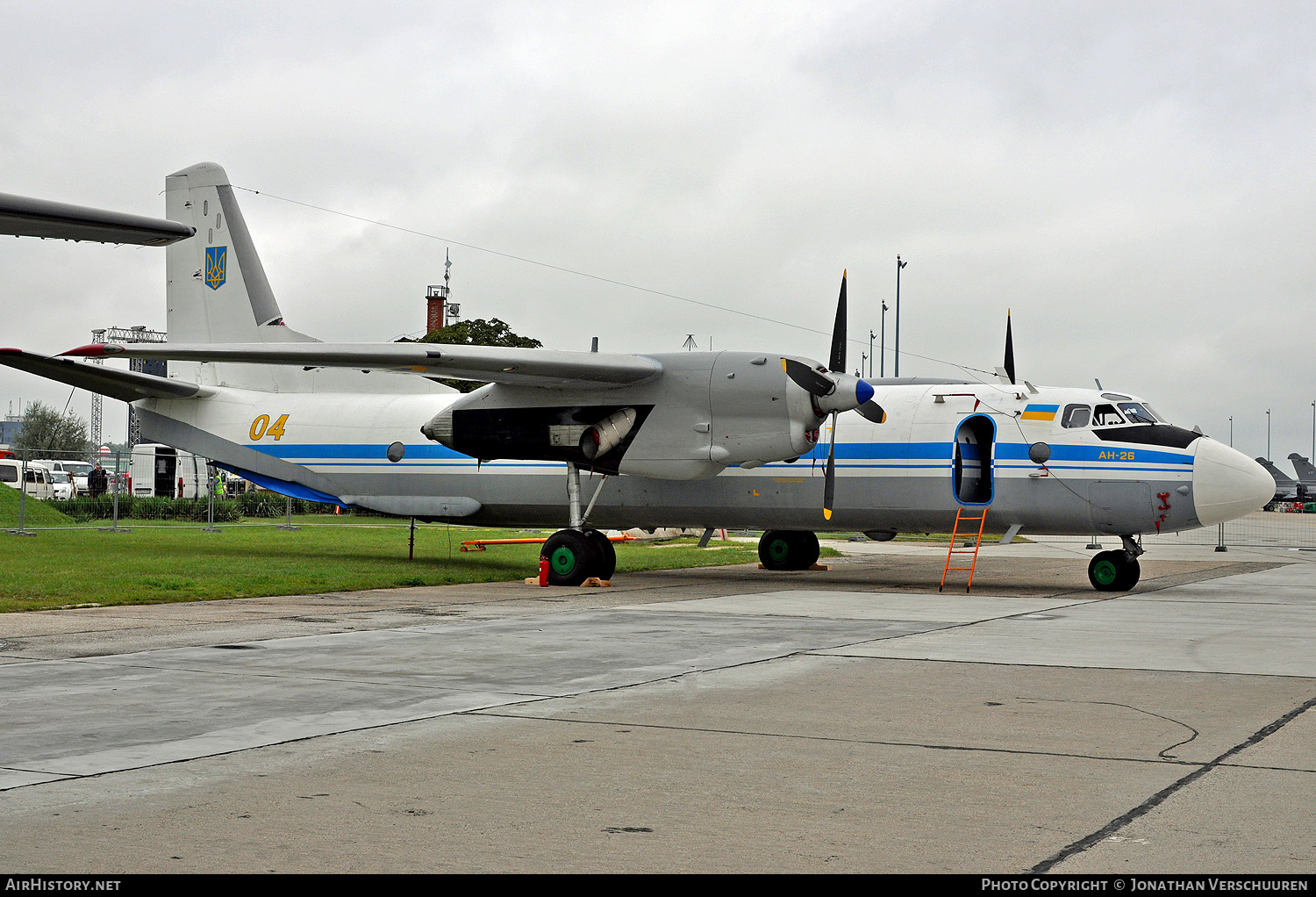 Aircraft Photo of 04 yellow | Antonov An-26 | Ukraine - Air Force | AirHistory.net #212745
