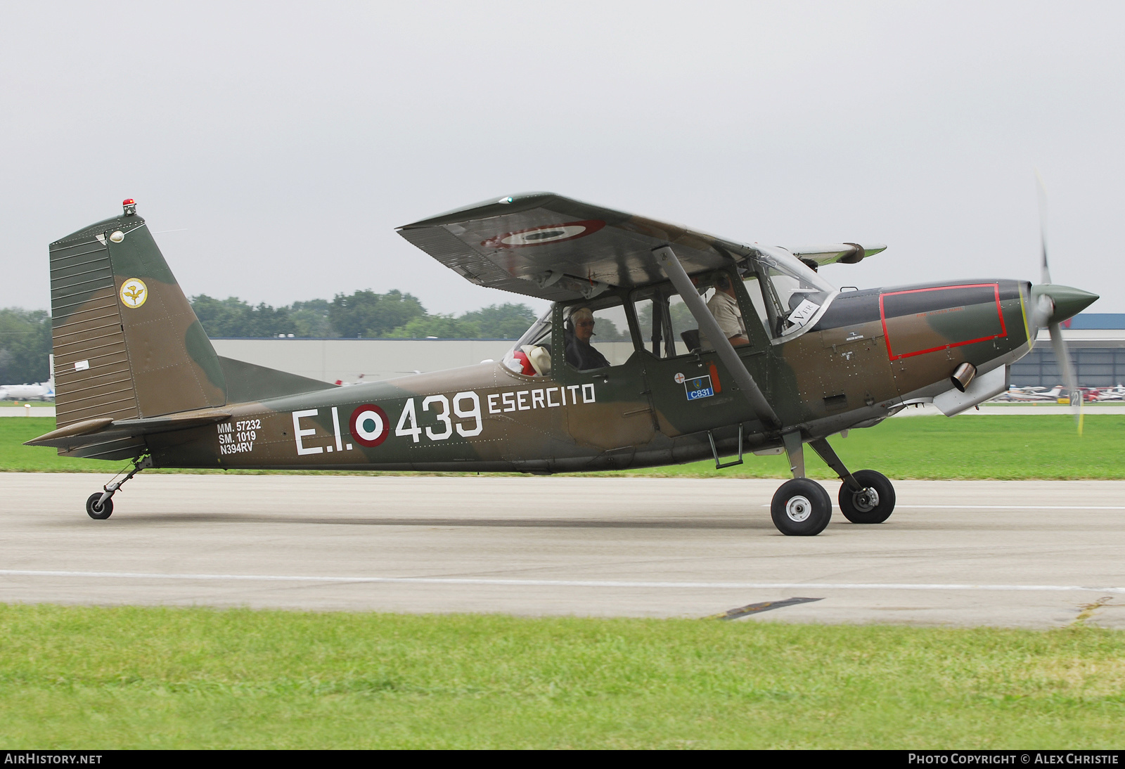 Aircraft Photo of N394RV / MM57232 | SIAI-Marchetti SM-1019 | Italy - Army | AirHistory.net #212747