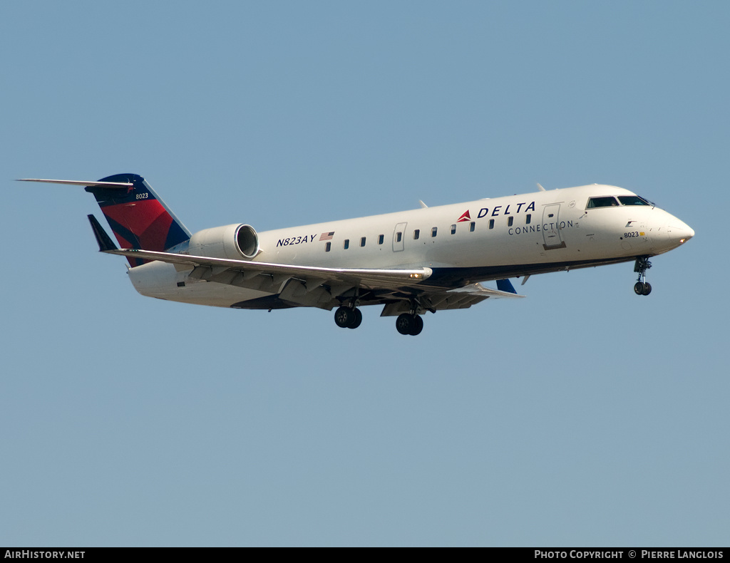 Aircraft Photo of N823AY | Bombardier CRJ-200LR (CL-600-2B19) | Delta Connection | AirHistory.net #212750