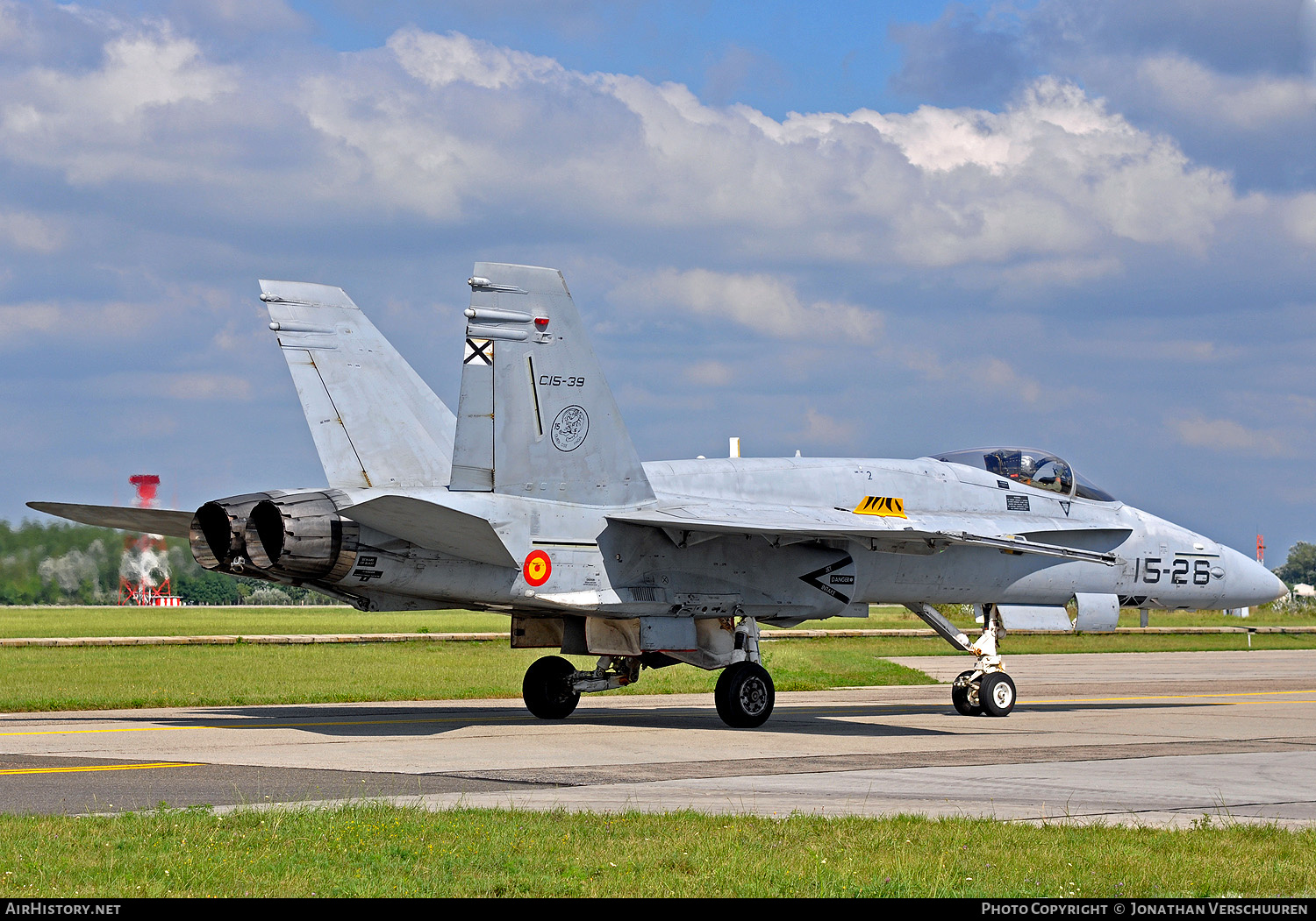 Aircraft Photo of C15-39 | McDonnell Douglas EF-18A Hornet | Spain - Air Force | AirHistory.net #212775