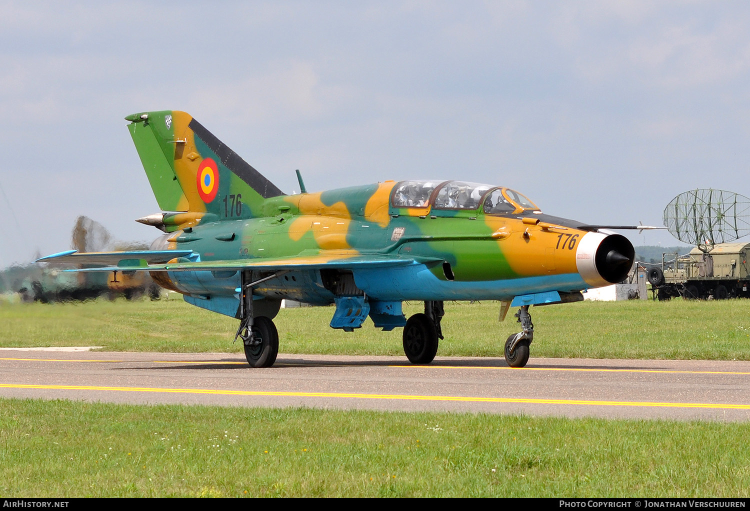 Aircraft Photo of 176 | Mikoyan-Gurevich MiG-21UM Lancer B | Romania - Air Force | AirHistory.net #212791
