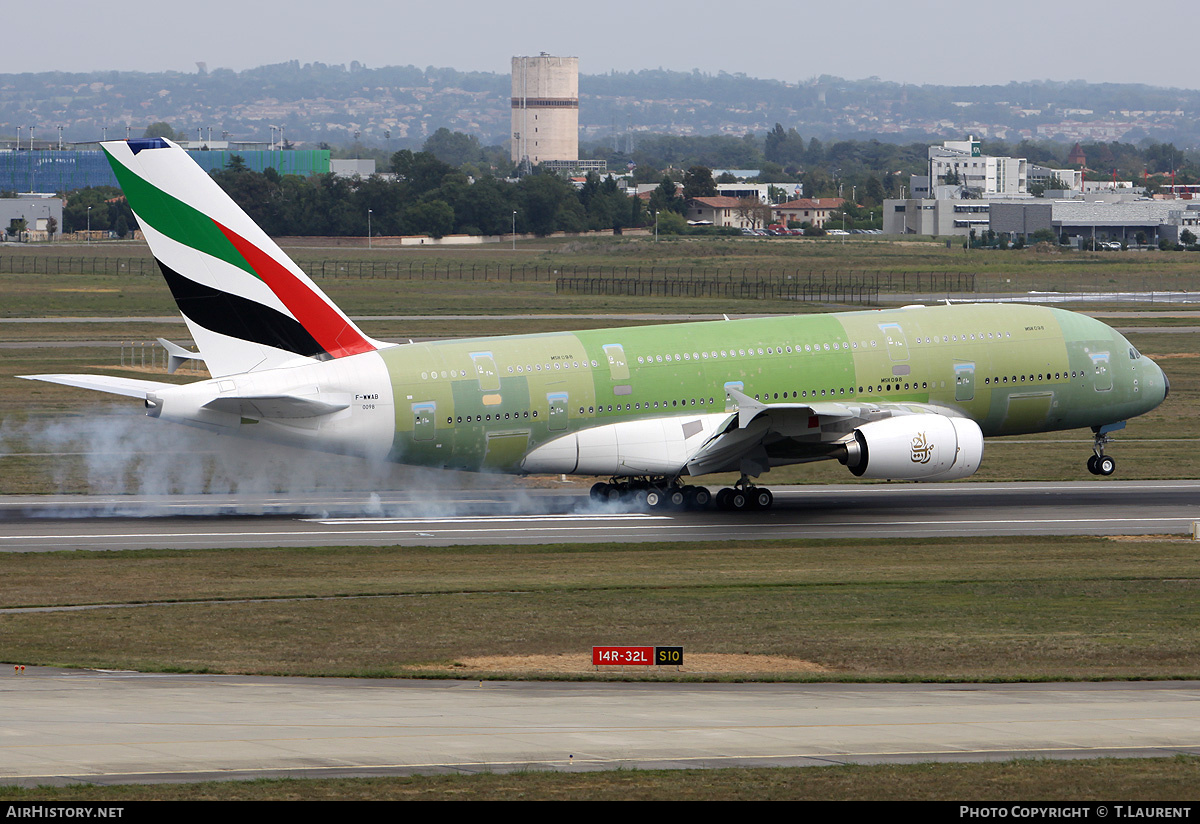 Aircraft Photo of F-WWAB | Airbus A380-861 | Emirates | AirHistory.net #212800