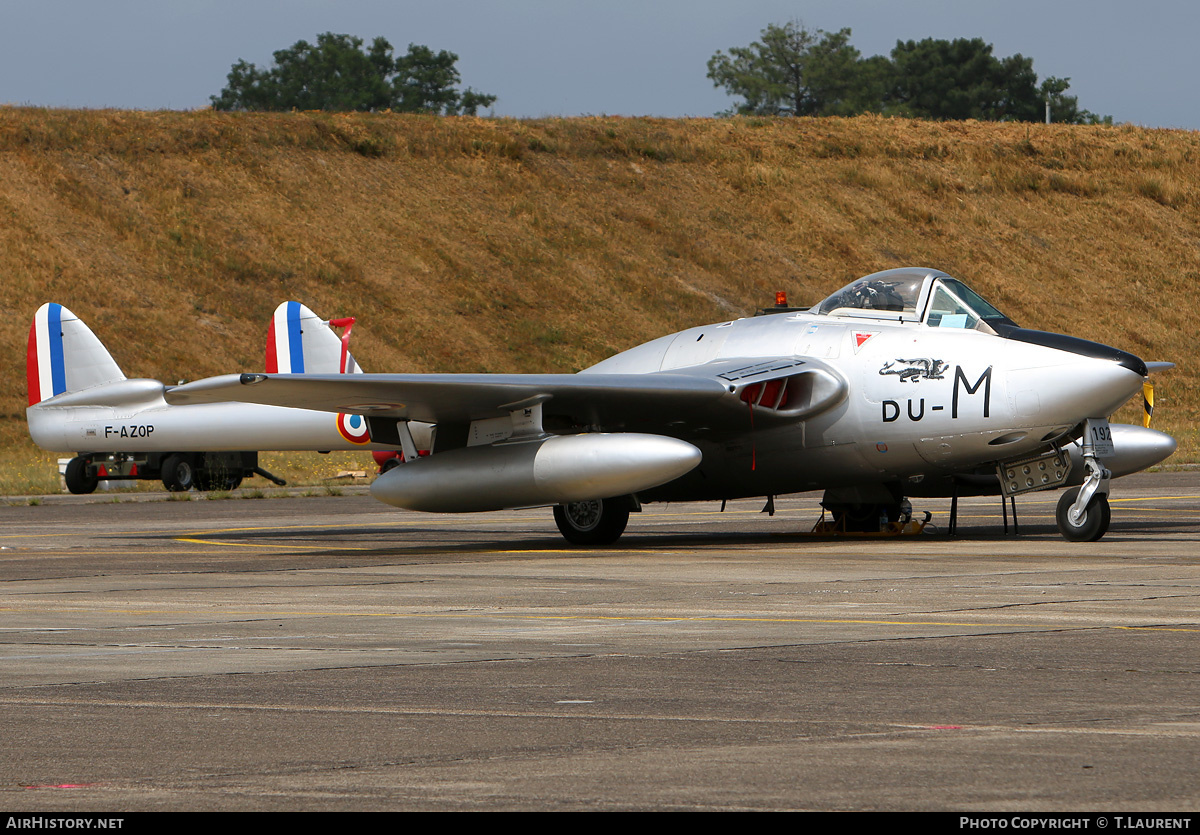 Aircraft Photo of F-AZOP / 192 | De Havilland D.H. 100 Vampire FB6 | France - Air Force | AirHistory.net #212811