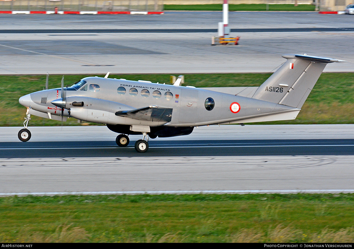 Aircraft Photo of AS1126 | Hawker Beechcraft B200 King Air | Malta - Air Force | AirHistory.net #212837