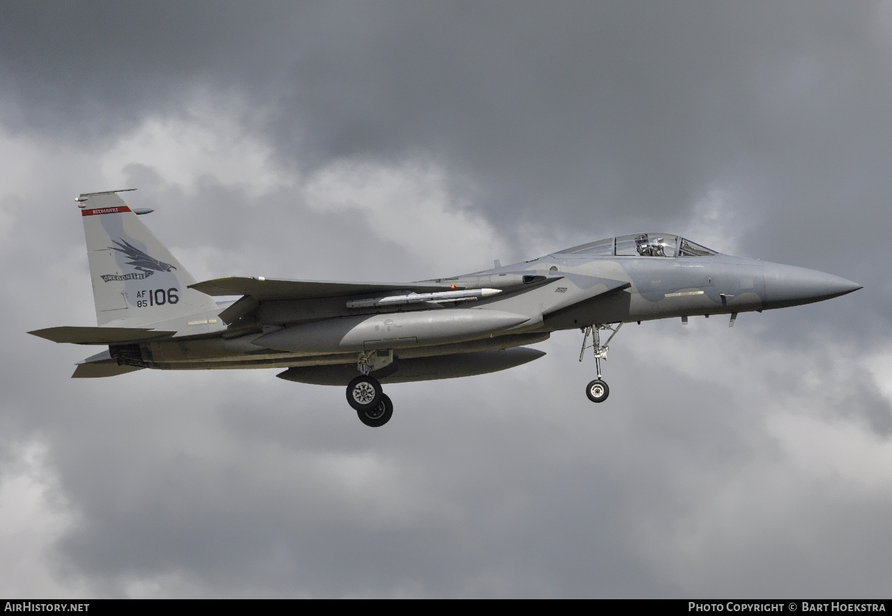 Aircraft Photo of 85-0106 / AF85-106 | McDonnell Douglas F-15C Eagle | USA - Air Force | AirHistory.net #212844