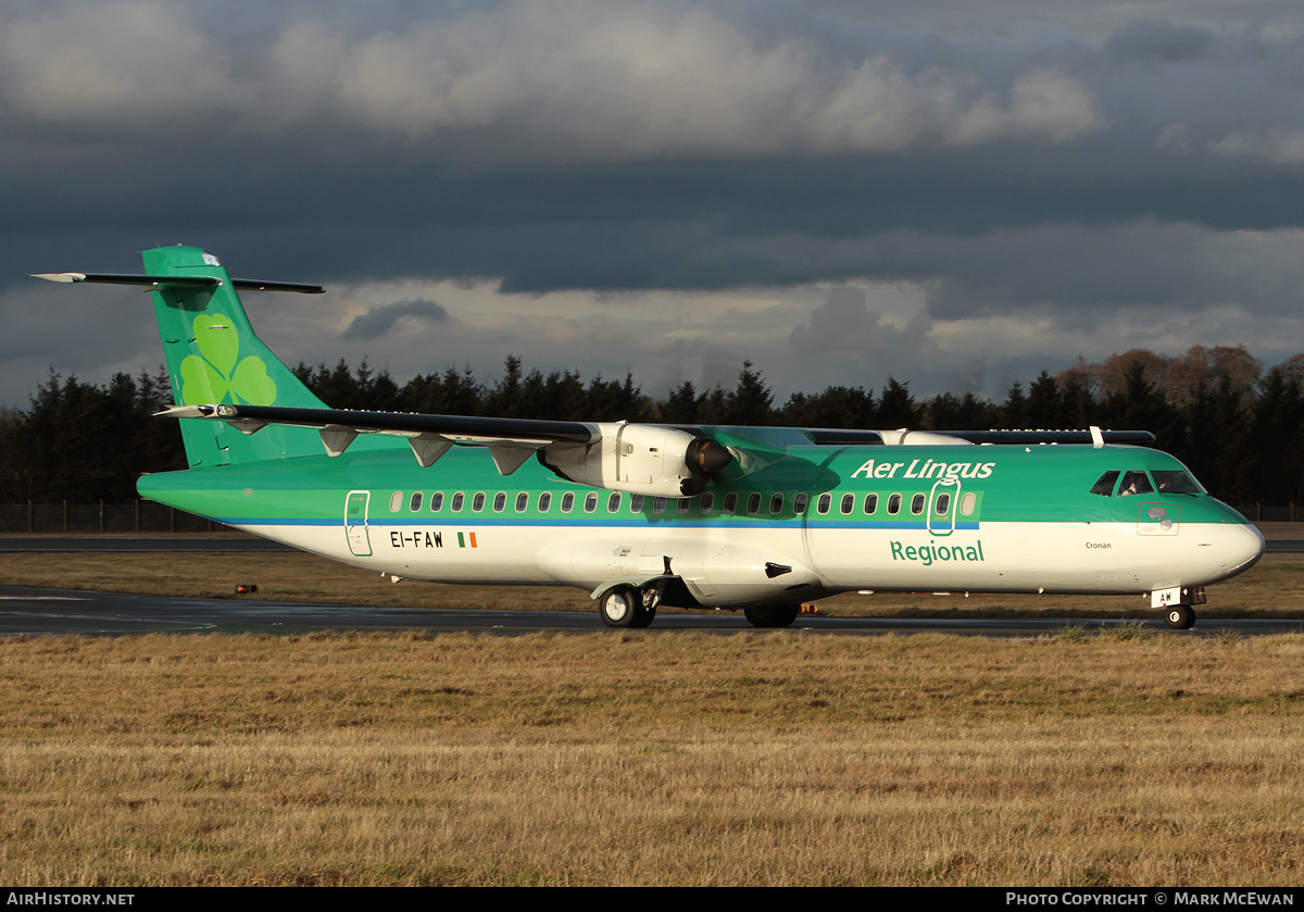 Aircraft Photo of EI-FAW | ATR ATR-72-600 (ATR-72-212A) | Aer Lingus Regional | AirHistory.net #212851