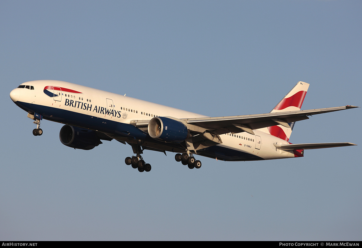 Aircraft Photo of G-YMMJ | Boeing 777-236/ER | British Airways | AirHistory.net #212855