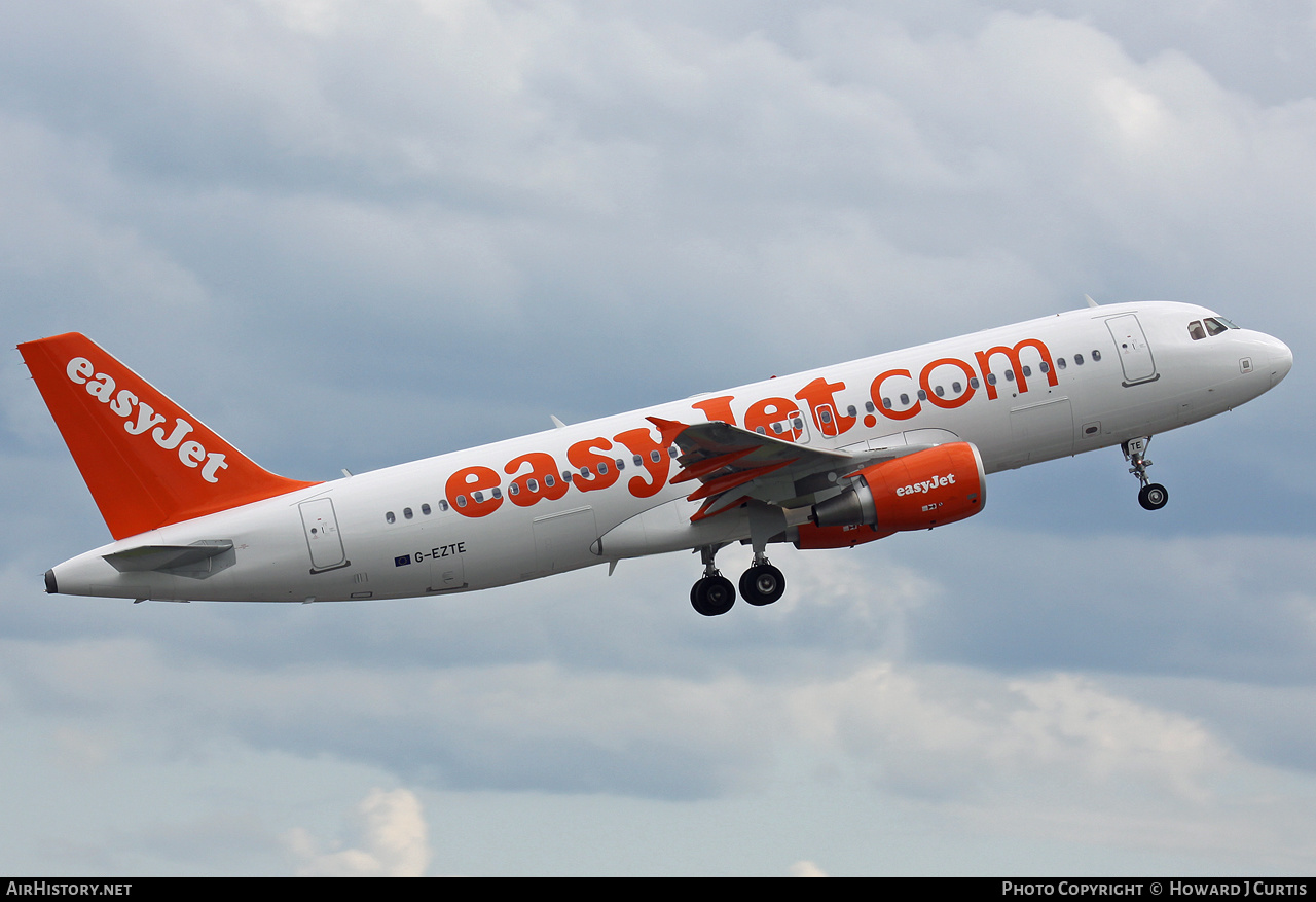 Aircraft Photo of G-EZTE | Airbus A320-214 | EasyJet | AirHistory.net #212889