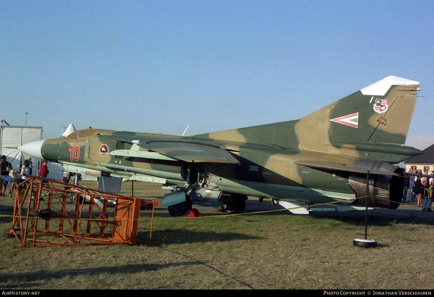 Aircraft Photo of 10 | Mikoyan-Gurevich MiG-23MF | Hungary - Air Force | AirHistory.net #212893
