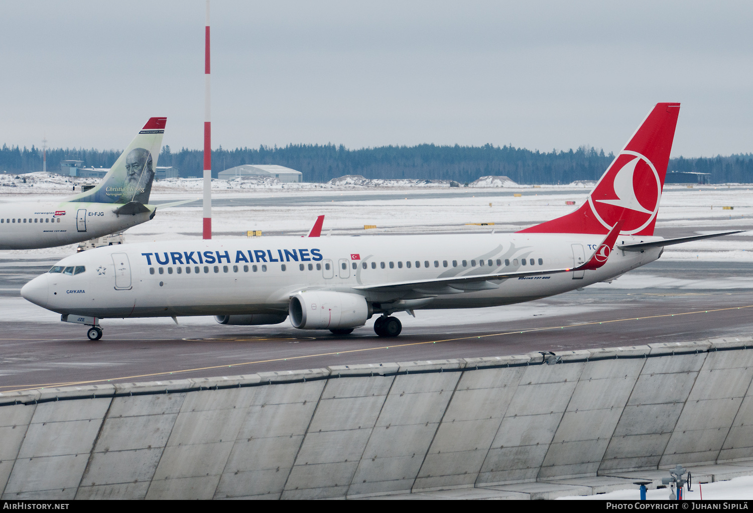 Aircraft Photo of TC-JZE | Boeing 737-8F2 | Turkish Airlines | AirHistory.net #212903