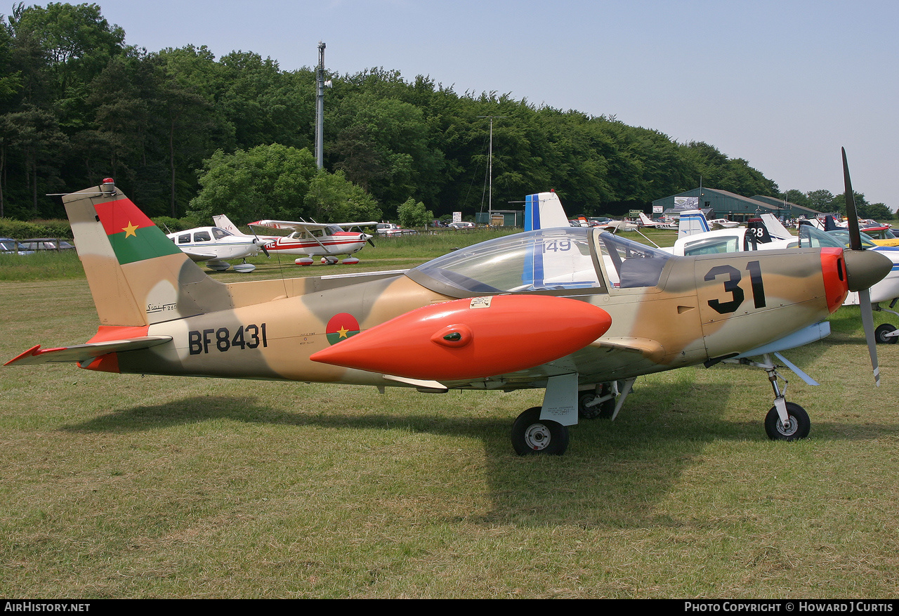 Aircraft Photo of G-NRRA / BF8431 | SIAI-Marchetti SF-260W Warrior | Burkina Faso - Air Force | AirHistory.net #212914