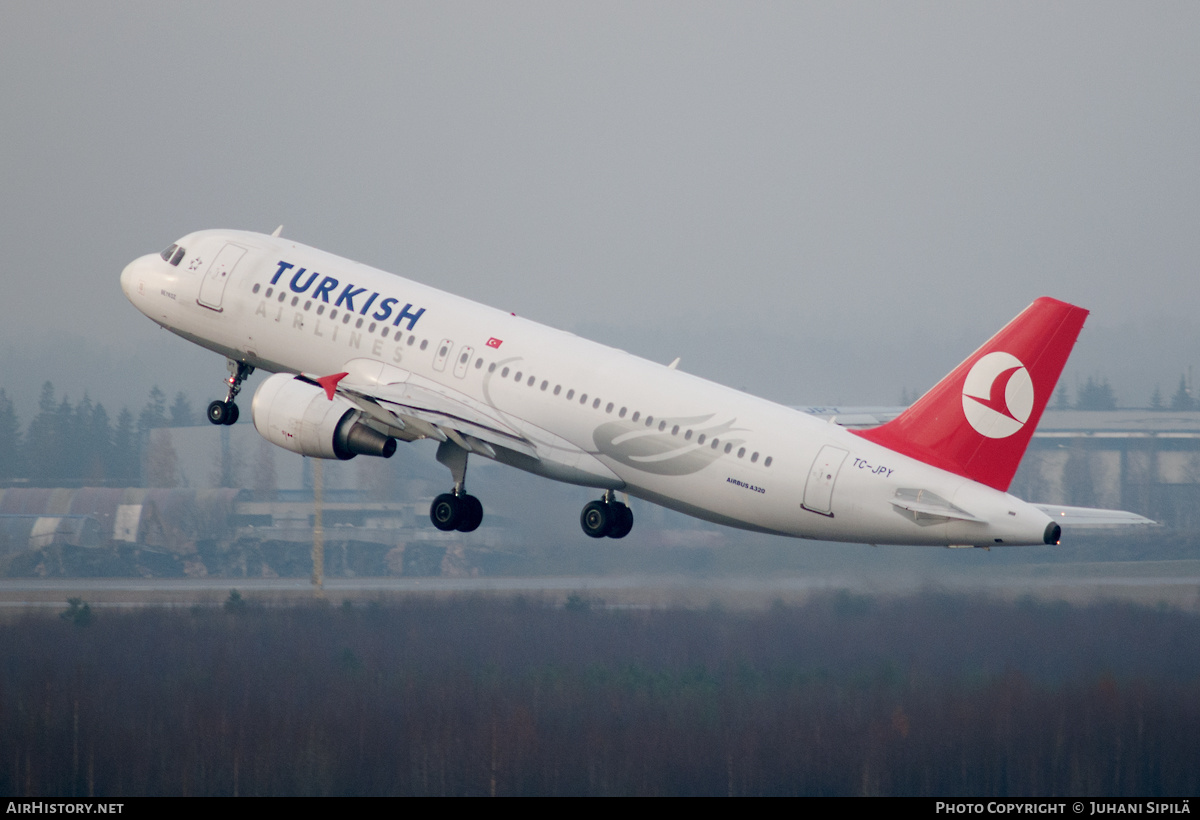 Aircraft Photo of TC-JPY | Airbus A320-214 | Turkish Airlines | AirHistory.net #212942