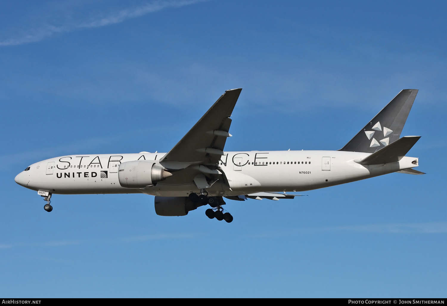 Aircraft Photo of N76021 | Boeing 777-224/ER | United Airlines | AirHistory.net #212944