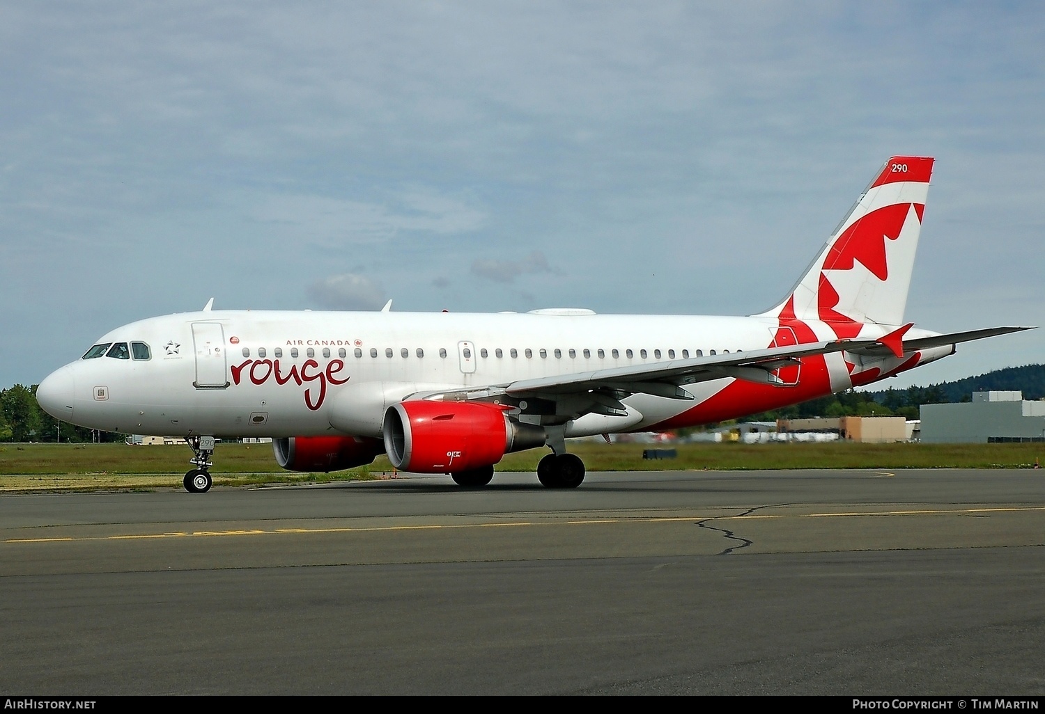 Aircraft Photo of C-GSJB | Airbus A319-112 | Air Canada Rouge | AirHistory.net #212946