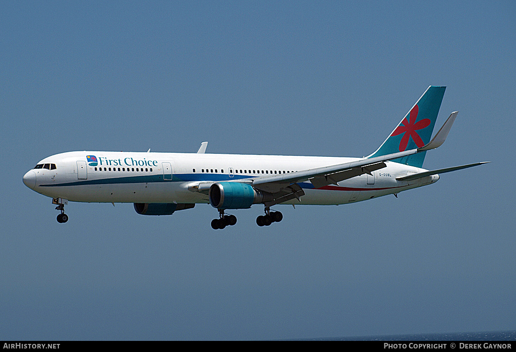 Aircraft Photo of G-OOBL | Boeing 767-324/ER | First Choice Airways | AirHistory.net #212969