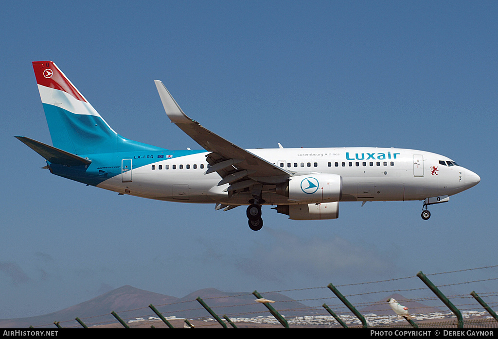 Aircraft Photo of LX-LGQ | Boeing 737-7C9 | Luxair | AirHistory.net #212973