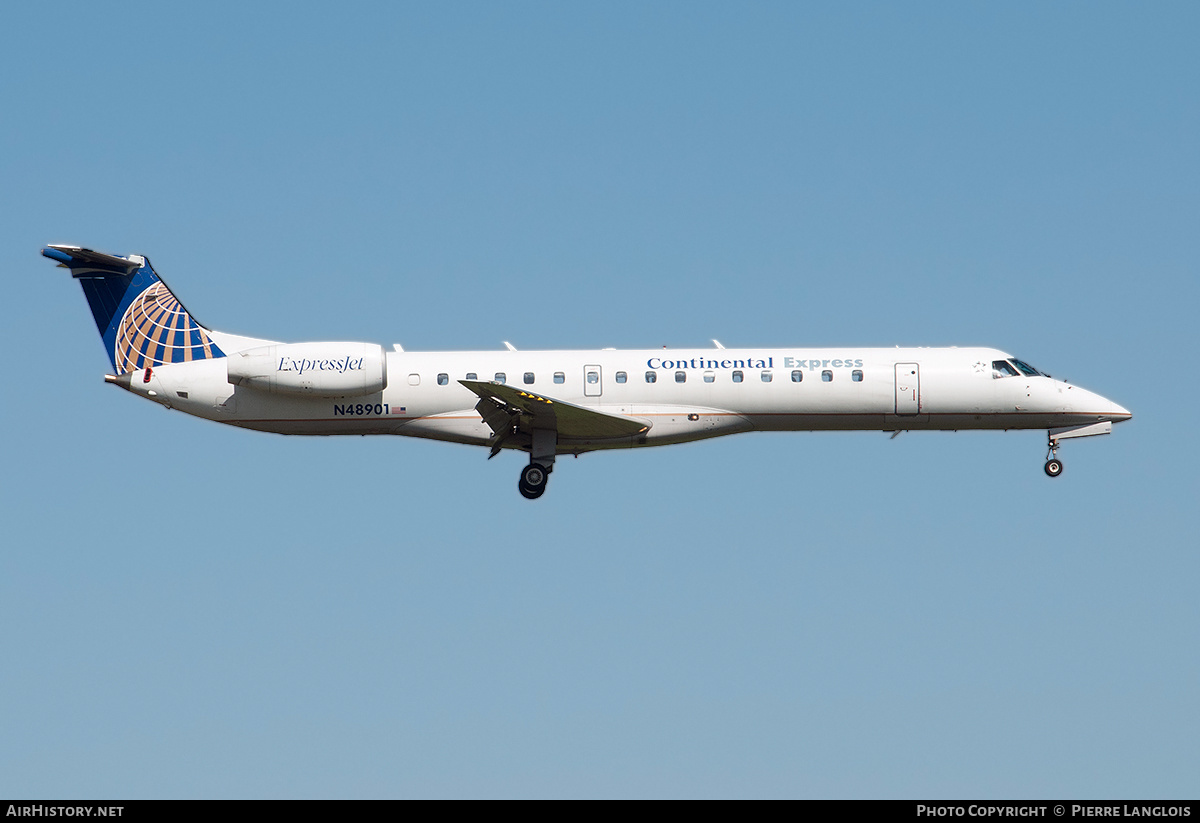 Aircraft Photo of N48901 | Embraer ERJ-145LR (EMB-145LR) | Continental Express | AirHistory.net #212981