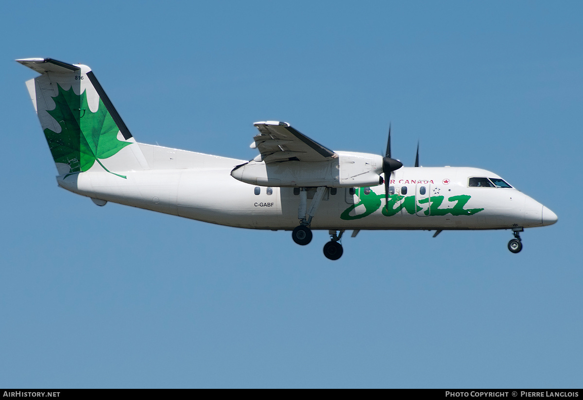 Aircraft Photo of C-GABF | De Havilland Canada DHC-8-102 Dash 8 | Air Canada Jazz | AirHistory.net #212983