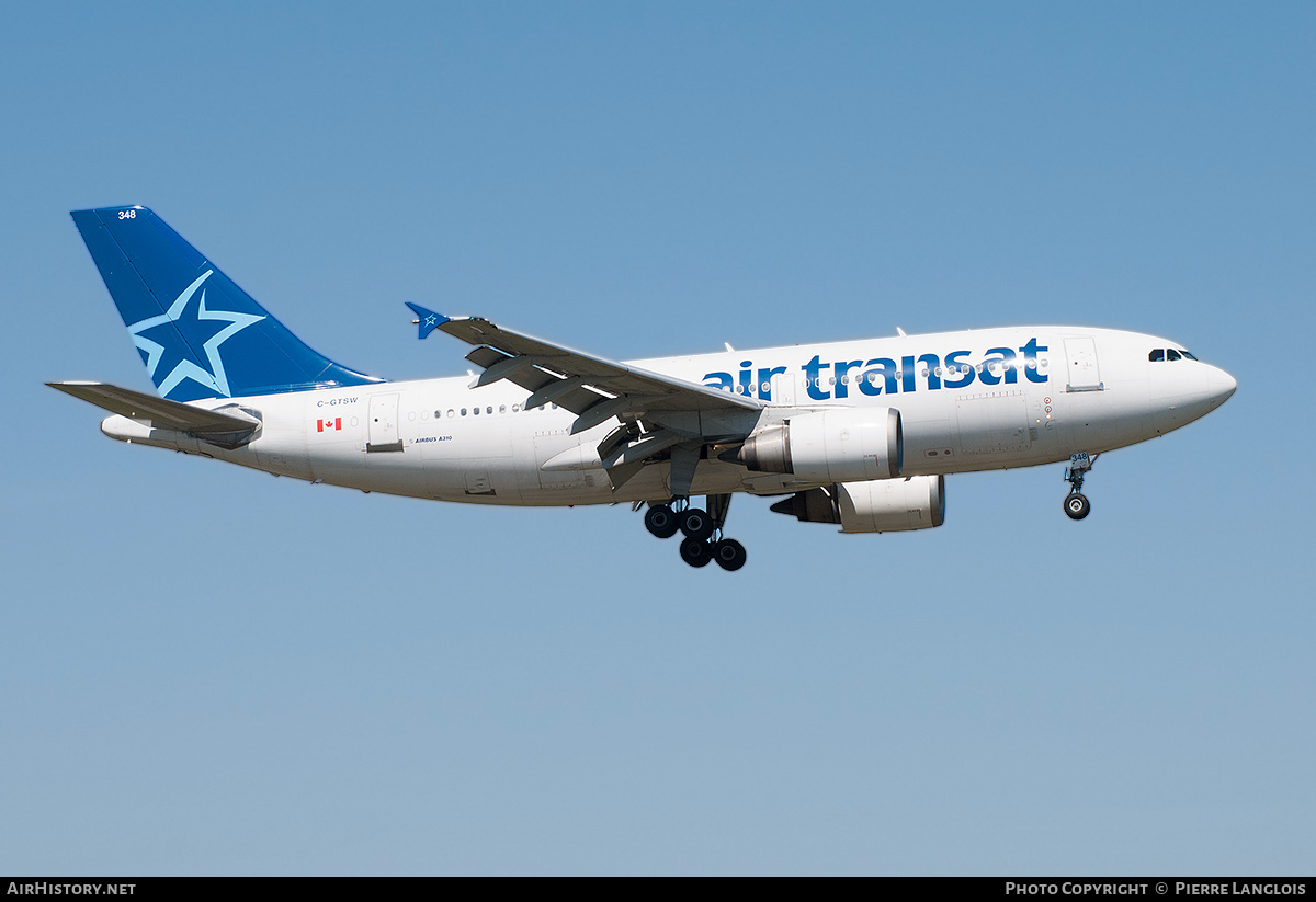 Aircraft Photo of C-GTSW | Airbus A310-304 | Air Transat | AirHistory.net #212993