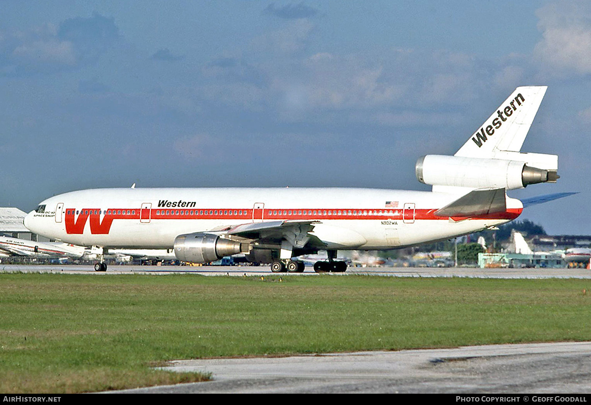 Aircraft Photo of N902WA | McDonnell Douglas DC-10-10 | Western Airlines | AirHistory.net #213001