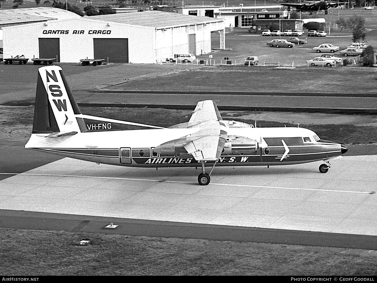 Aircraft Photo of VH-FNG | Fokker F27-200 Friendship | Airlines of NSW | AirHistory.net #213010