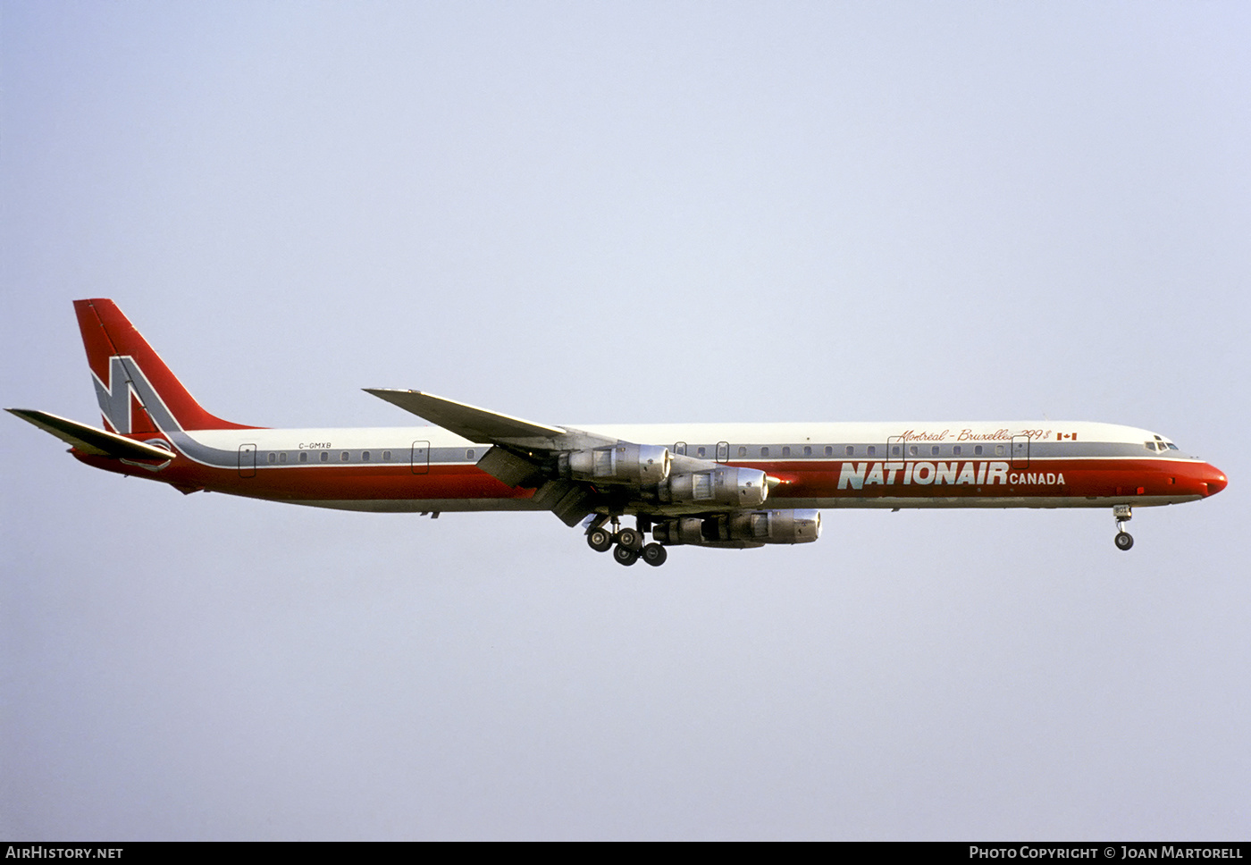 Aircraft Photo of C-GMXB | McDonnell Douglas DC-8-61 | Nationair | AirHistory.net #213014