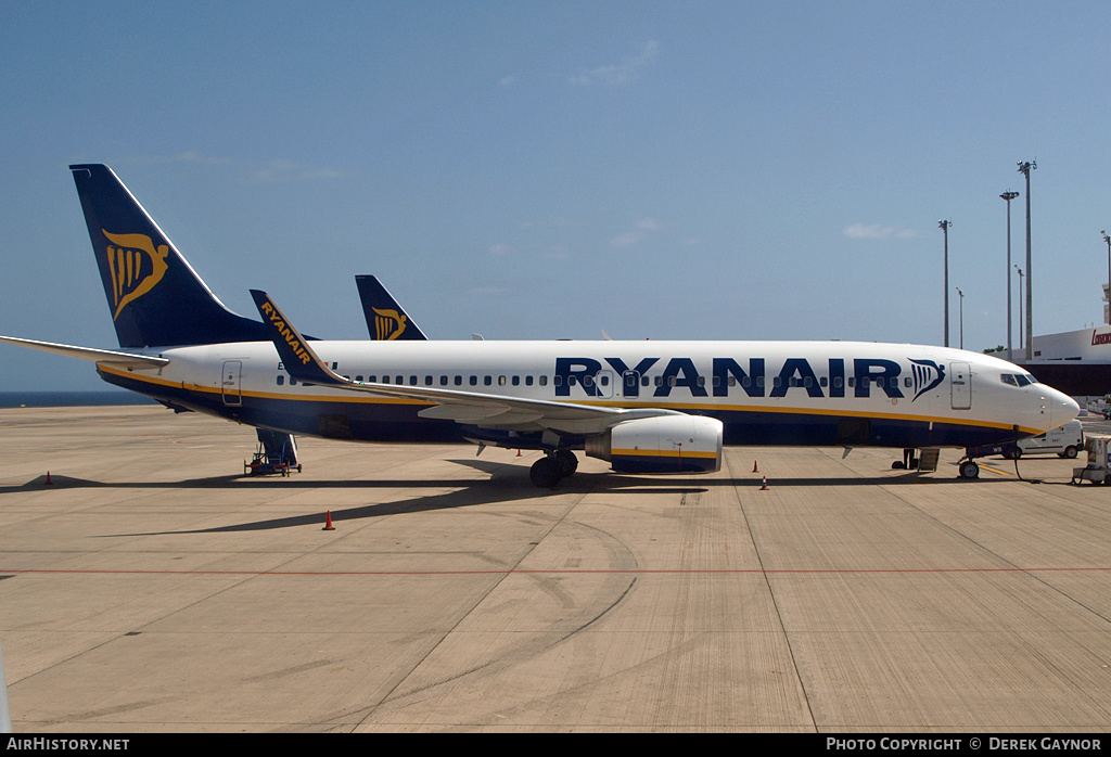 Aircraft Photo of EI-DWB | Boeing 737-8AS | Ryanair | AirHistory.net #213045