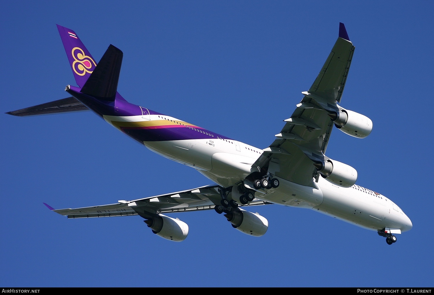 Aircraft Photo of F-WWTO | Airbus A340-541 | Thai Airways International | AirHistory.net #213075