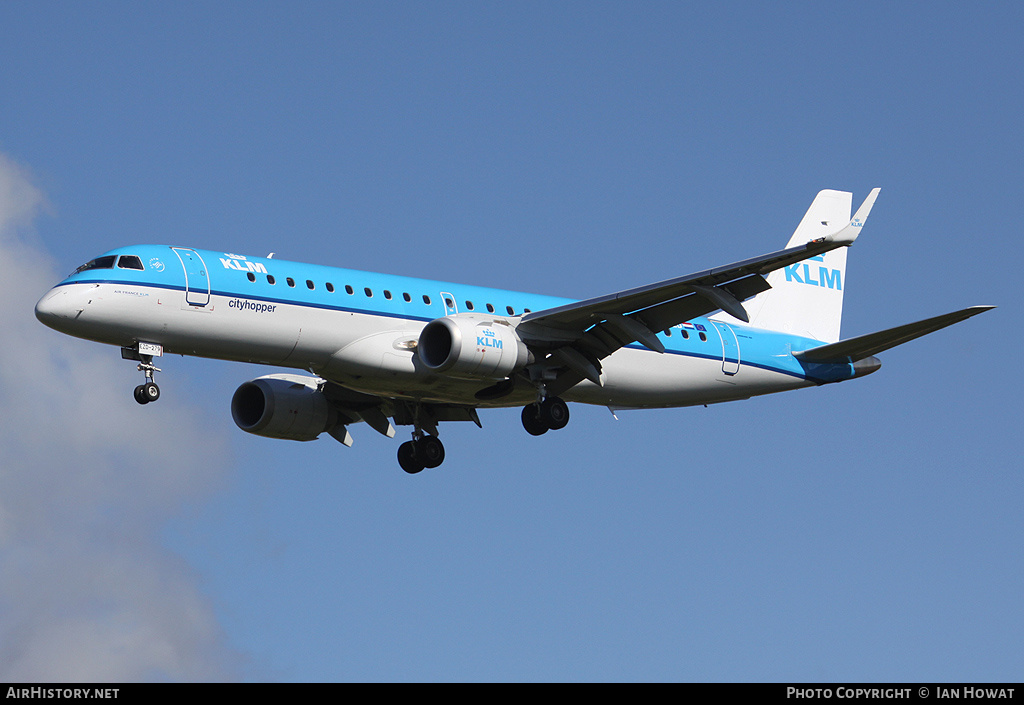 Aircraft Photo of PH-EZD | Embraer 190STD (ERJ-190-100STD) | KLM Cityhopper | AirHistory.net #213088