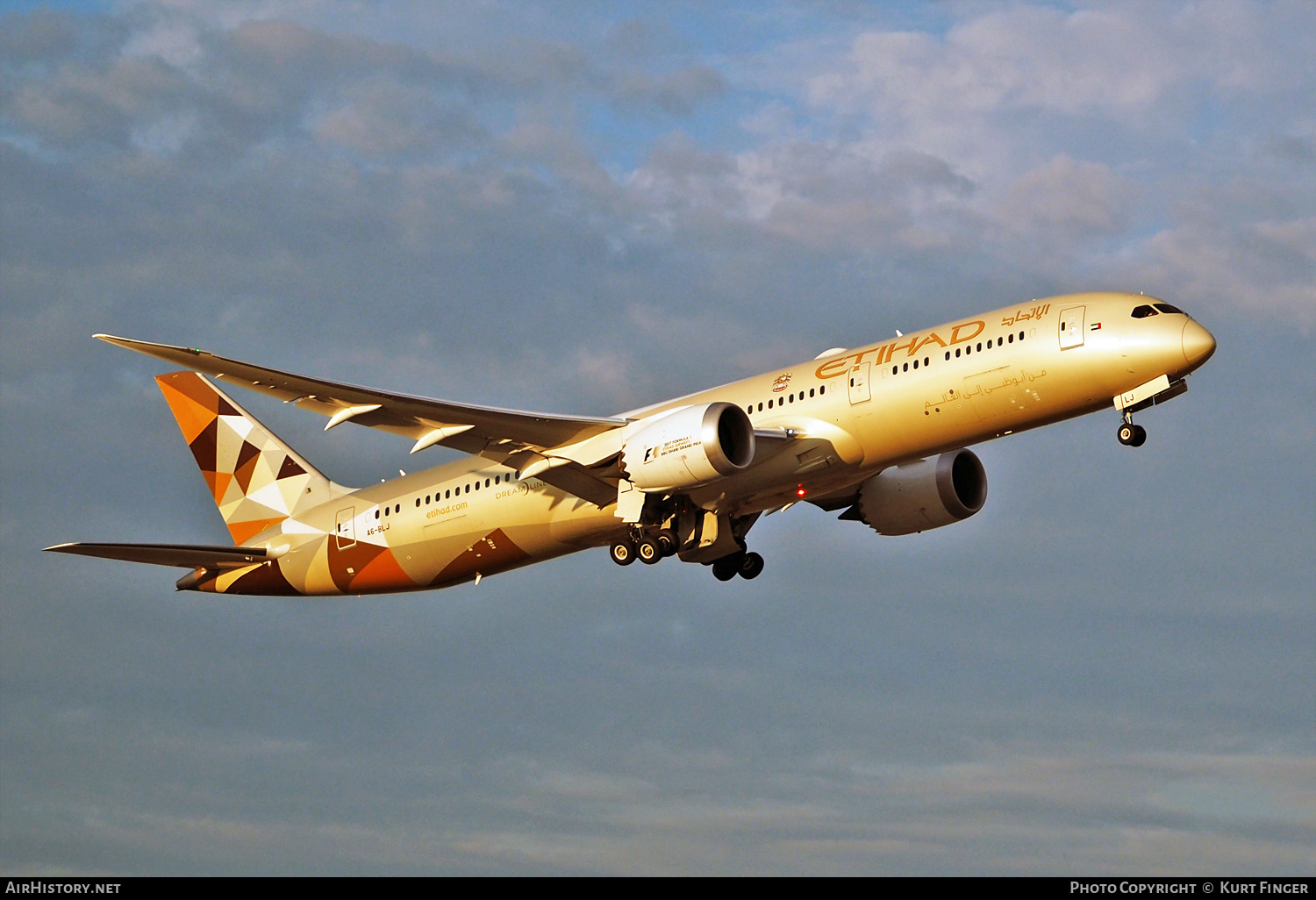 Aircraft Photo of A6-BLJ | Boeing 787-9 Dreamliner | Etihad Airways | AirHistory.net #213114