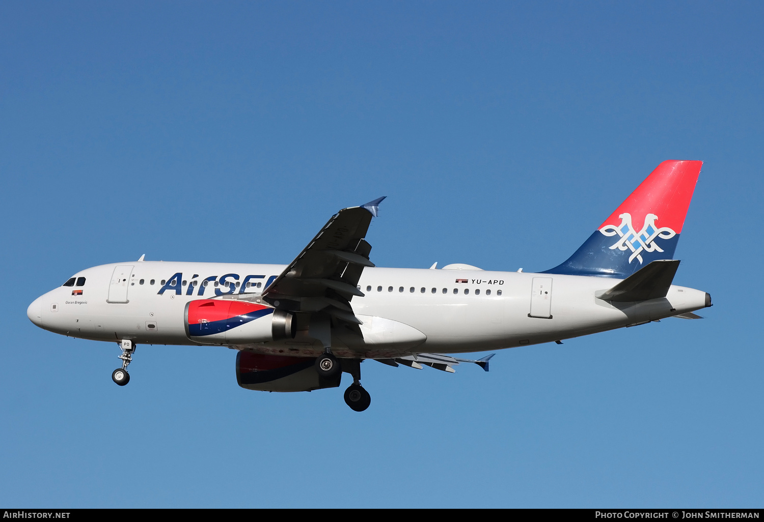 Aircraft Photo of YU-APD | Airbus A319-132 | Air Serbia | AirHistory.net #213127
