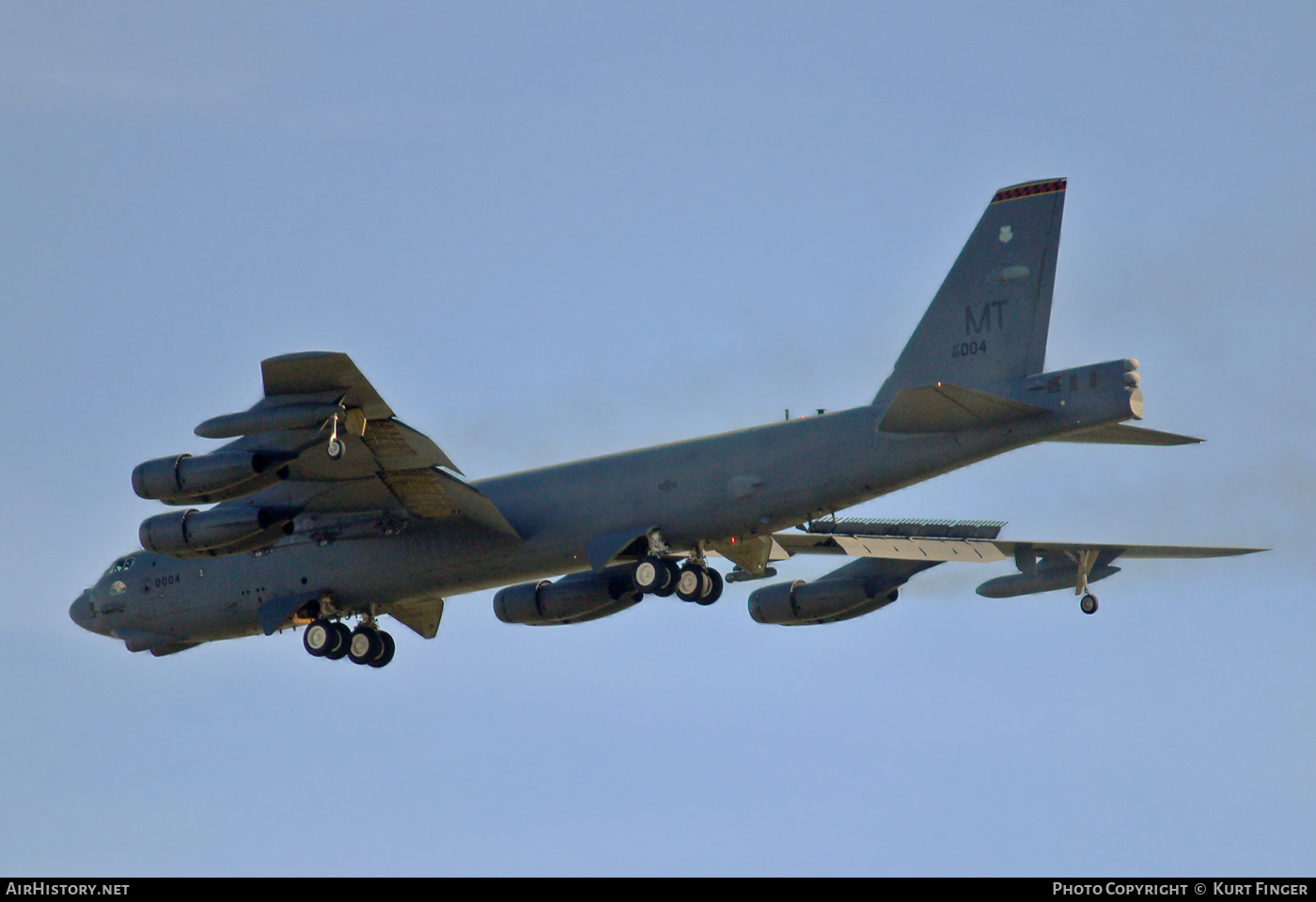 Aircraft Photo of 60-0004 / AF60-004 | Boeing B-52H Stratofortress | USA - Air Force | AirHistory.net #213142