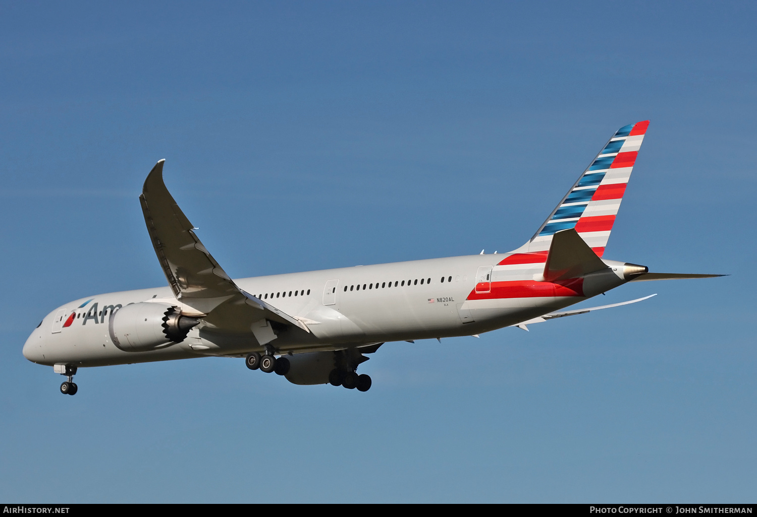 Aircraft Photo of N820AL | Boeing 787-9 Dreamliner | American Airlines | AirHistory.net #213169