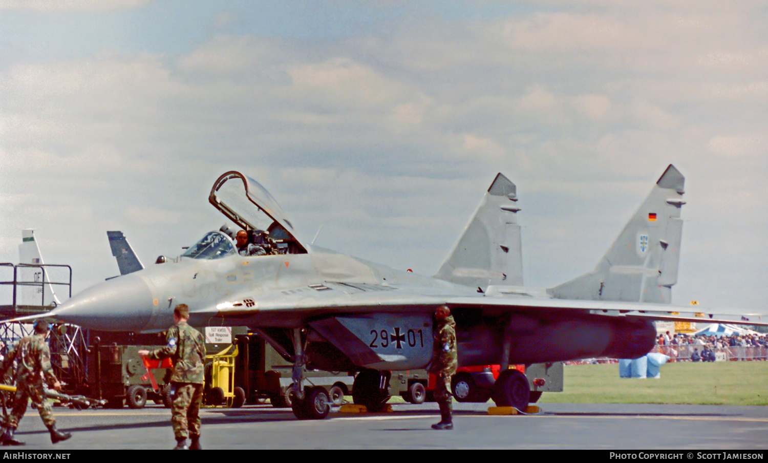 Aircraft Photo of 2901 | Mikoyan-Gurevich MiG-29G (9-12A) | Germany - Air Force | AirHistory.net #213177